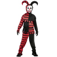 Costume de bouffon sinistre pour enfants