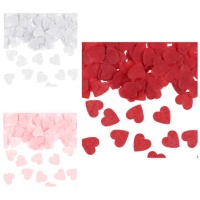Coeurs en papier confetti 15 gr - 1 unité