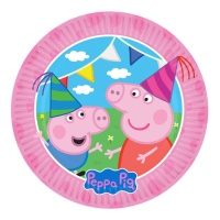Assiettes de fête Peppa Pig 23 cm - 8 pcs.