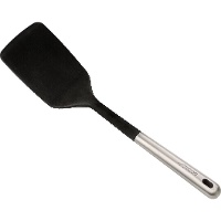 Spatule en acier inoxydable et silicone