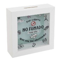Tirelire pour chaque cigarette non fumée, tout cela que je me suis épargné