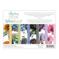 Flora book 7 kit de papiers pour scrapbooking - Mintay Papers - 24 feuilles