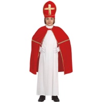 Costume de Saint-Nicolas pour enfants avec cape et chapeau