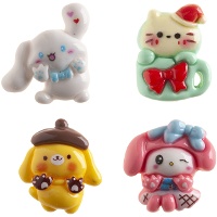 Figurines pour galette des rois d'animaux de Noël, 3 à 3,5 cm - Dekora - 50 unités