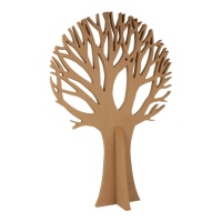 Silhouette MDF Arbre 3D 40 cm