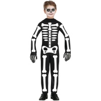 Costume de squelette frontal pour enfants