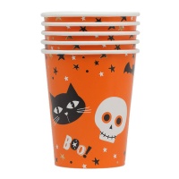 Verre Halloween Boo 250 ml - 6 pcs.