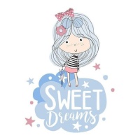 Papier sublimation A3 girl sweet dreams - Artis decor - 1 pc.