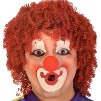 Perruque afro bouclée rouge