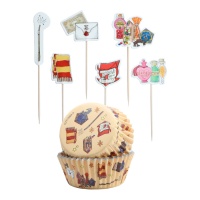 Capsules de cupcakes choisies par Ron Weasley - 24 pcs.