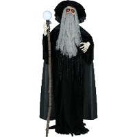 Sorcier avec lumière, son et mouvement de 1,90 m