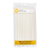 Bâtonnets pour cake pops, 15 cm - Wilton - 100 unités