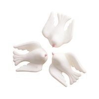 Figurines en sucre de pigeon 3,5 cm - Dekora - 96 unités