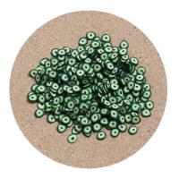 Figurines décoratives vertes en forme de cercle 0,5 cm