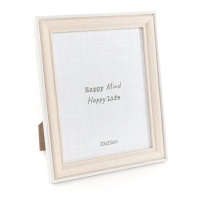 Cadre photo Happy Life pour photos 20 x 25 cm - DCasa