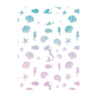 Sacs en forme de sirène de mer - 6 pièces