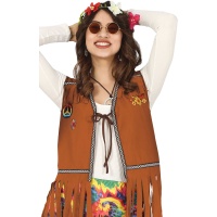 Gilet hippie pour femme