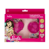 Kit de biscuits avec 2 cutters Barbie et 2 marqueurs Barbie