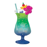 Globe de cocktail tropical 40 x 93 cm - Anagram