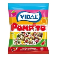 Pompons aromatisés assortis - Vidal - 6 unités