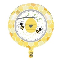 Ballon rond Baby Bee 46 cm - Creative Converting