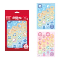 Mini galettes comestibles pour bébé 3,4 cm - Dekora - 20 unités