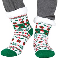 Chaussettes de Père Noël thermiques - 1 paire