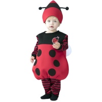 Costume de coccinelle avec chapeau pour bébé