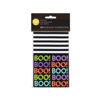 Mini sac BOO Halloween 9,5 x 15 cm - Wilton - 20 pcs.