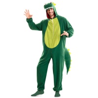 Costume de dragon vert pour adulte