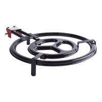 Poêle à paella 53 cm - Belseher - 2 brûleurs