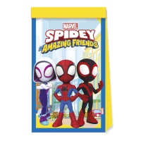 Sacs en papier Spidey - 4 pcs.