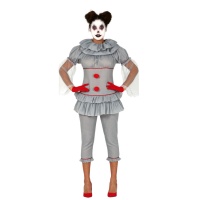 Costume de clown effrayant pour les femmes