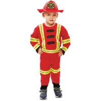 Costume de pompier avec chapeau pour bébés