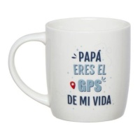 Mug de 350 ml Papa, tu es le GPS de ma vie