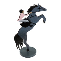 Centre de table en forme de cheval de 8 x 3 x 7,5 cm