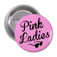 Badge pour dames rose