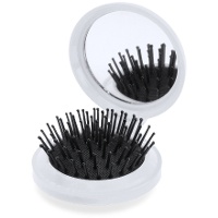 Miroir avec brosse pliable