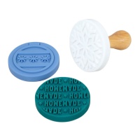 Set de tampons de Noël - Wilton - 3 pièces