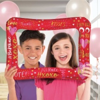 Cadre gonflable pour photobooth - Saint-Valentin 40 x 58 cm - Anagram