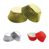 Capsules métalliques pour cupcakes - Pastkolor - 30 pcs.