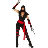 Costume de ninja décolleté pour femmes