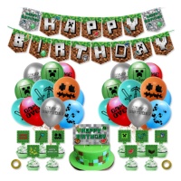 TNT Party Kit de ballons, guirlandes et toppers - Monkey Business - 27 pcs.