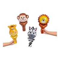 ballons animaux de la jungle, 48 cm - 4 pcs.