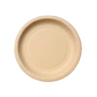 Assiettes rondes de 28 cm en carton biodégradable - 3 pcs.