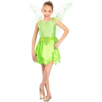 Costume de fée verte avec ailes pour filles