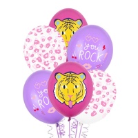 You Rock Ballons en latex 30 cm - PartyDeco - 50 pcs.