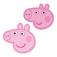 Masques Peppa Pig - 6 unités