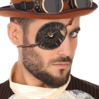 Cache-oeil steampunk