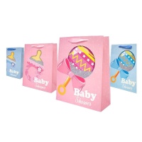 Sac cadeau Baby Shower 24 x 18 x 8,5 cm - 1 pc.